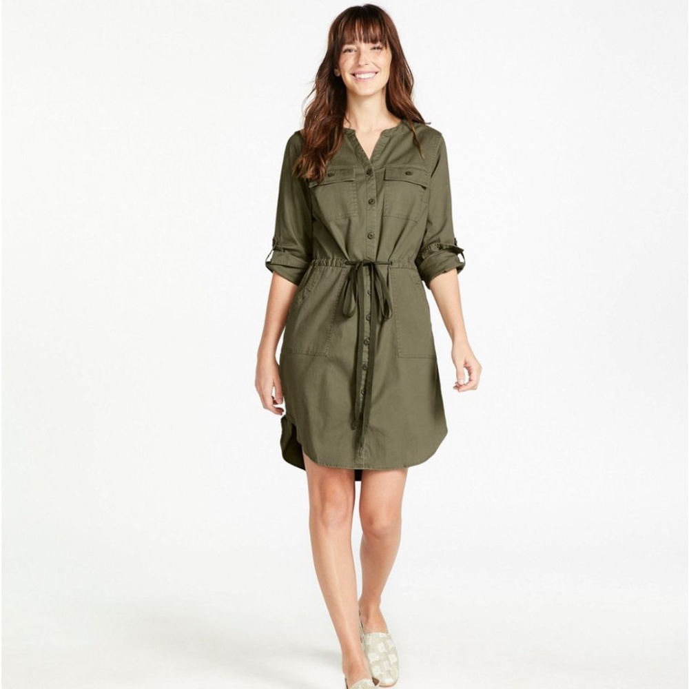 LL Bean Women's Comfort Cotton/TENCEL Dress